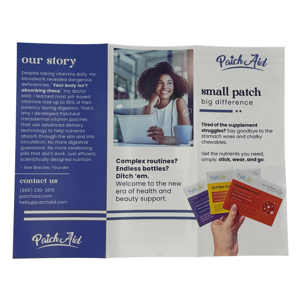 PatchAid Trifold Brochures - Pack of 25