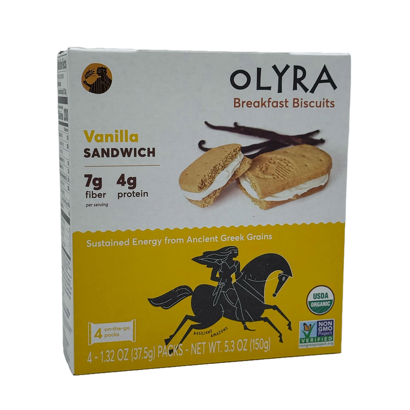 Olyra Crème Breakfast Biscuit Sandwiches, 5.3 oz