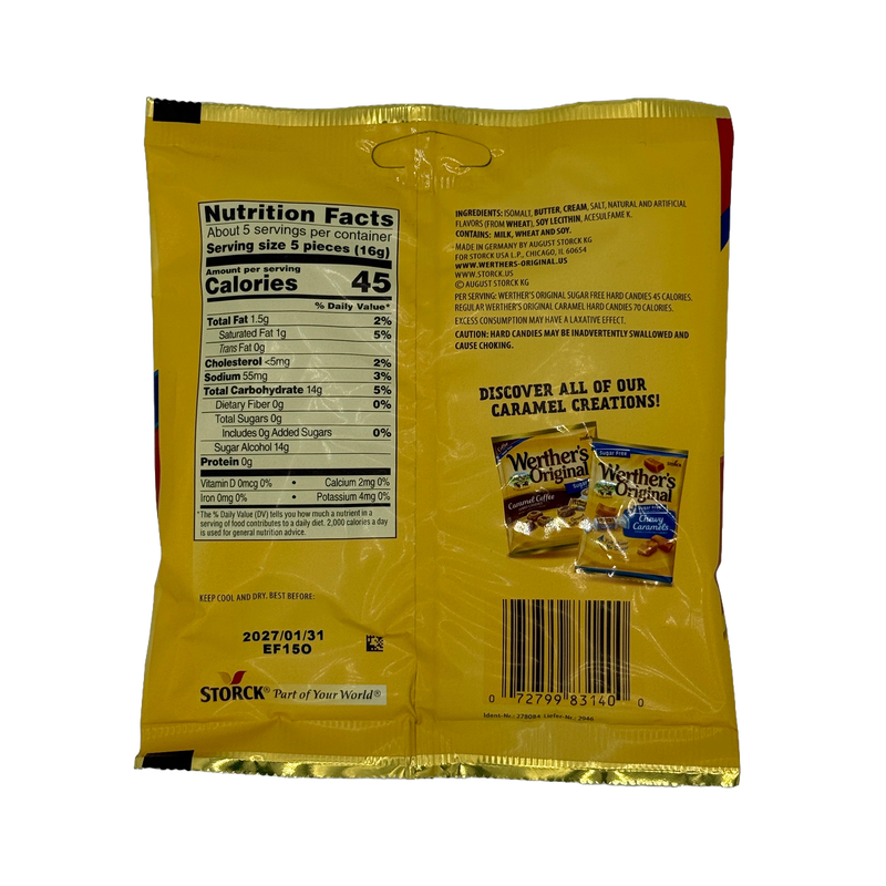Werther's Original Sugar Free Hard Candies