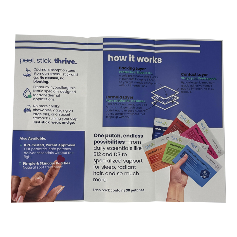 PatchAid Trifold Brochures - Pack of 25