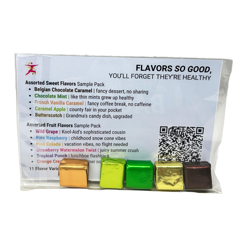 BariatricPal Sugar-Free Calcium Citrate Soft Chews 500mg with Probiotics - All Flavor Sample Variety Pack