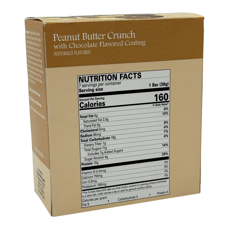 BariatricPal 10g Protein Snack Bars - Peanut Butter Crunch
