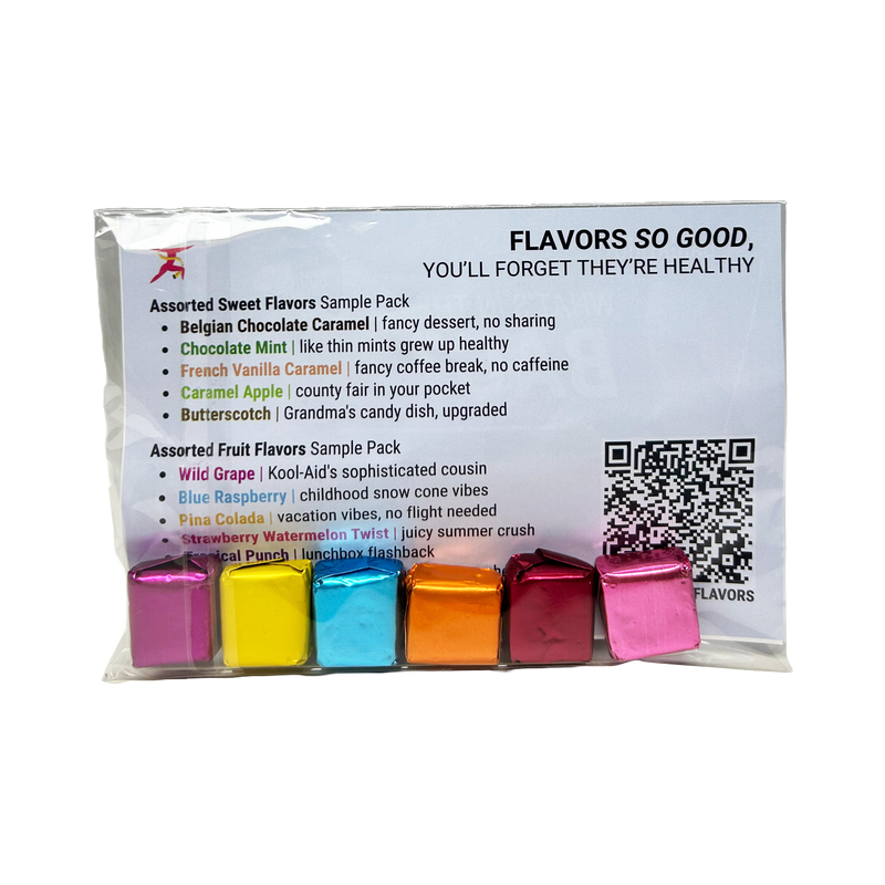 BariatricPal Sugar-Free Calcium Citrate Soft Chews 500mg with Probiotics - All Flavor Sample Variety Pack