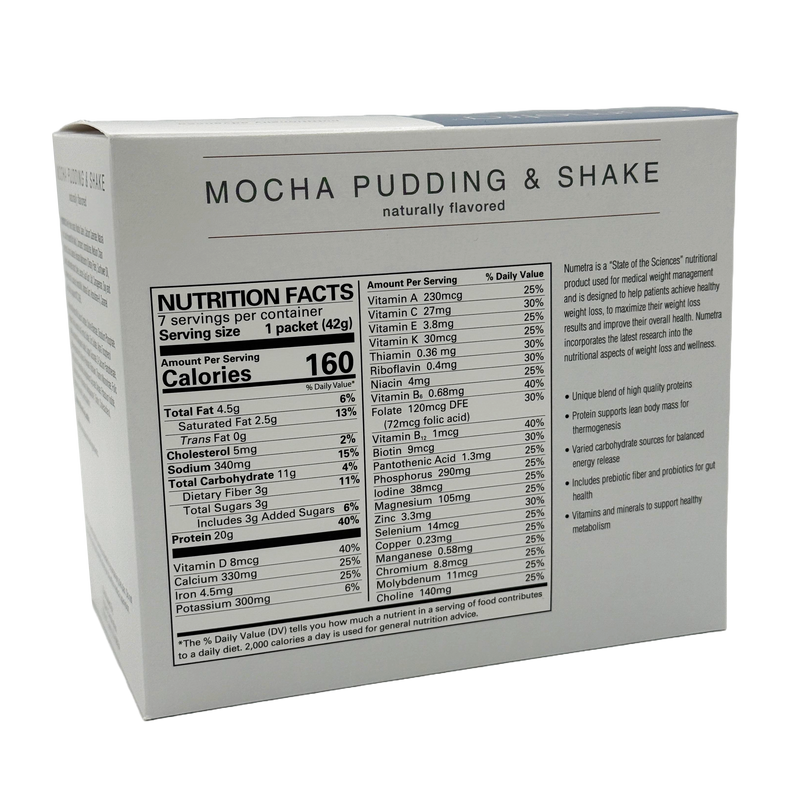 Numetra 20g Protein Pudding & Shakes