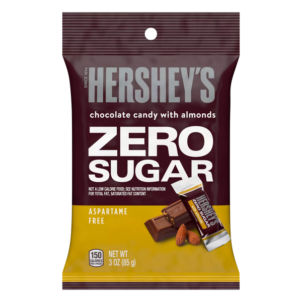 Hershey's Zero Sugar Chocolate with Almonds