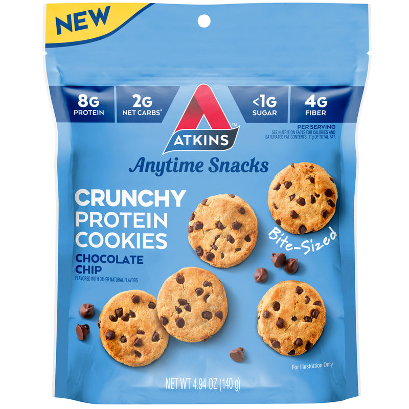 Atkins Nutritionals Crunchy Protein Bite-Sized Cookies, 4.94oz