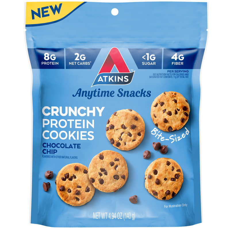 Atkins Nutritionals Crunchy Protein Bite-Sized Cookies, 4.94oz