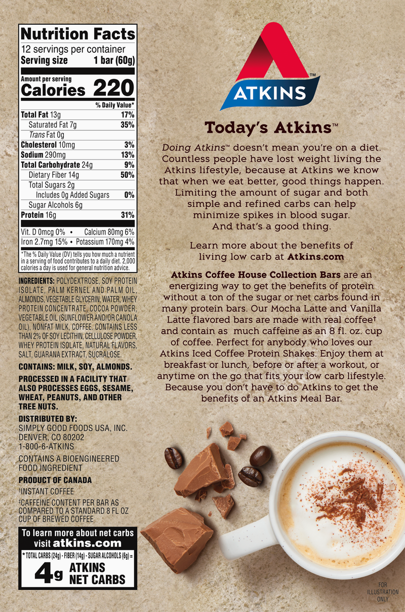 Atkins Nutritionals Meal Bars (5 bars)