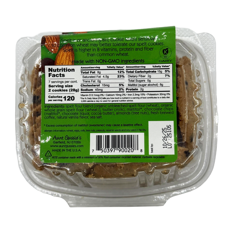 Aunt Gussie's Sugar Free Spelt Cookies