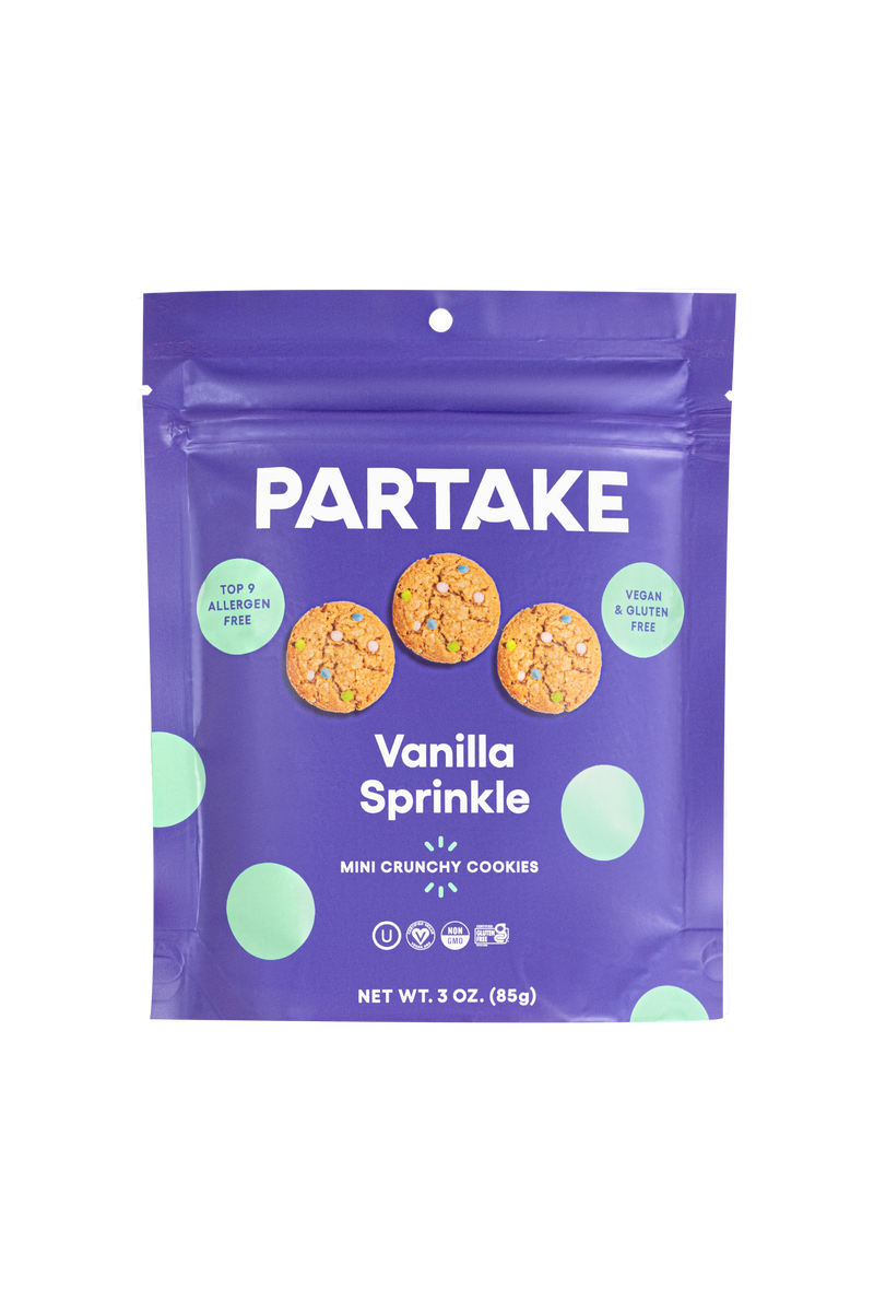 Partake Vegan & Gluten-Free Mini Cookies, 3 oz
