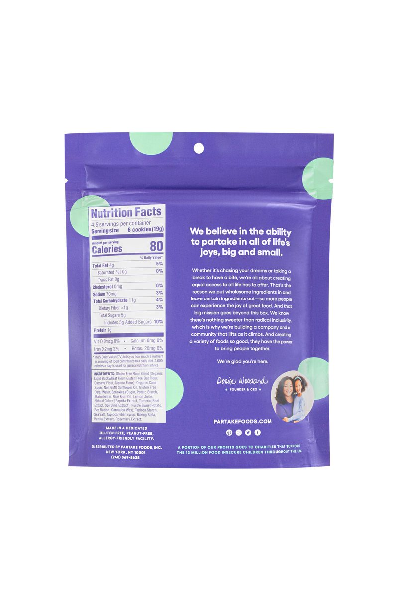 Partake Vegan & Gluten-Free Mini Cookies, 3 oz