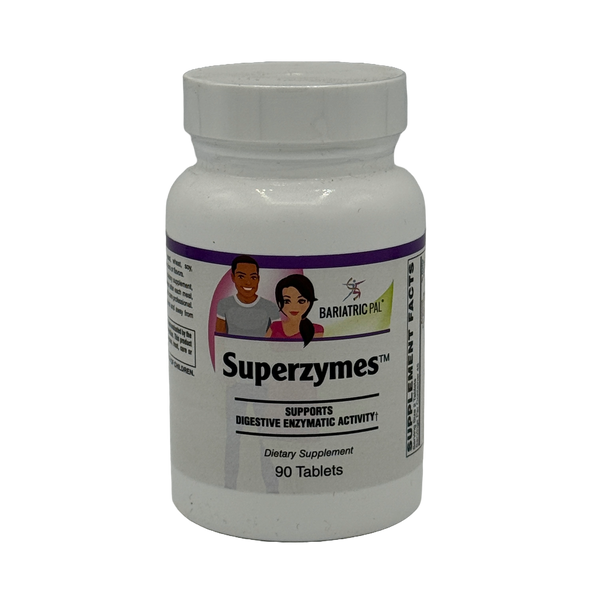 BariatricPal Superzymes Digestive Aid Tablets - Supports Digestive Enzymatic Activity
