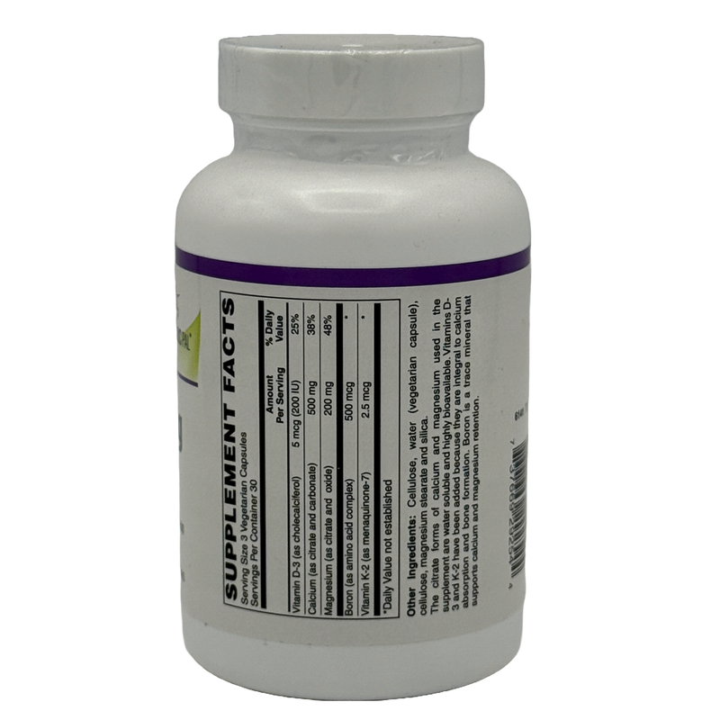 BariatricPal Calcium & Magnesium Vegetarian Capsules with D3, K2, and Boron