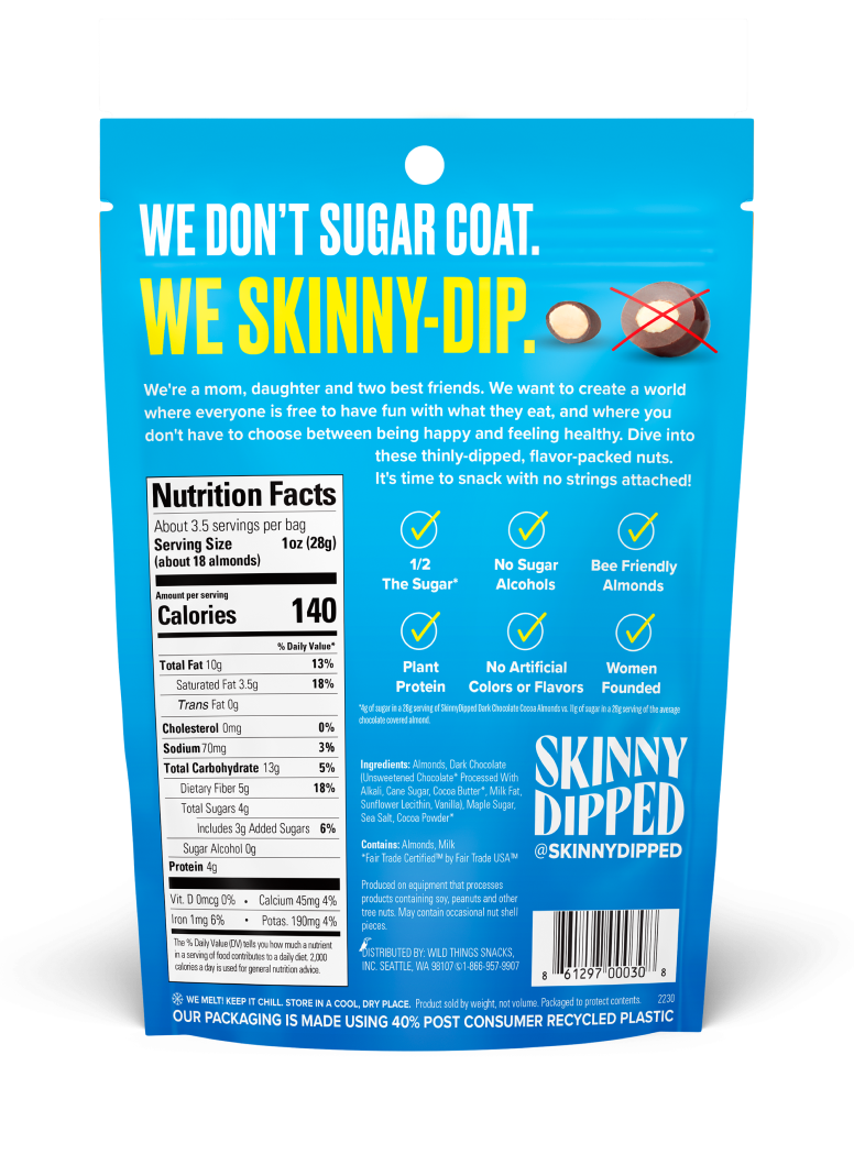 SkinnyDipped Almonds, 3.5 oz