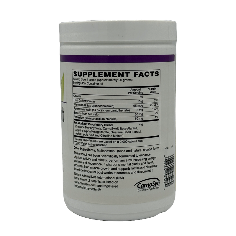 Fast-acting Pre-Workout Formula by BariatricPal (Citrus Splash)- Energy & Endurance Booster