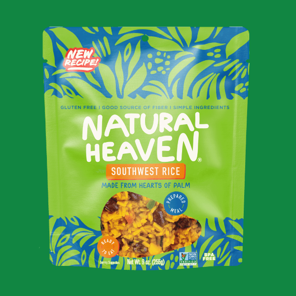 Riced Hearts of Palm Pasta Keto Bowl Ready Meal by Natural Heaven