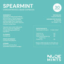 Breath + Gut Mints For Gut Healthy by NUDE - Spearmint