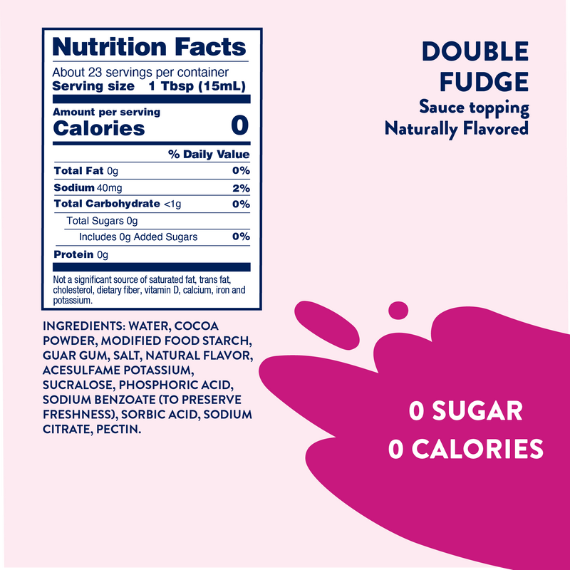 Jordan's Skinny Mixes Sugar Free Sauce Topping, 12 fl oz