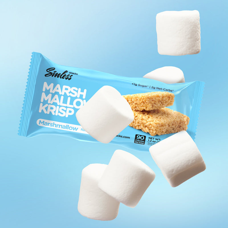 Sinless Low Carb Marshmallow Krisp Bar