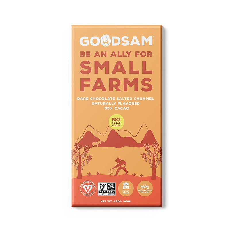 GoodSam 55% Cacao Dark Chocolate Bar - Sugar Free, 2.8 oz