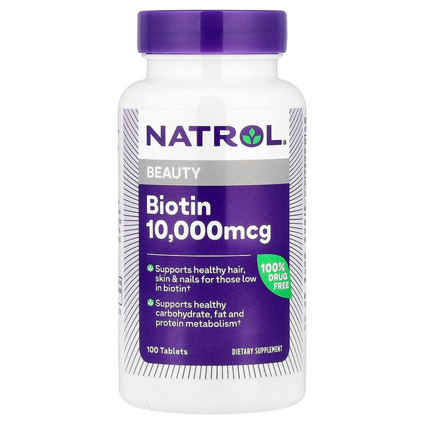 Natrol Biotin 10,000mcg 100 tablets