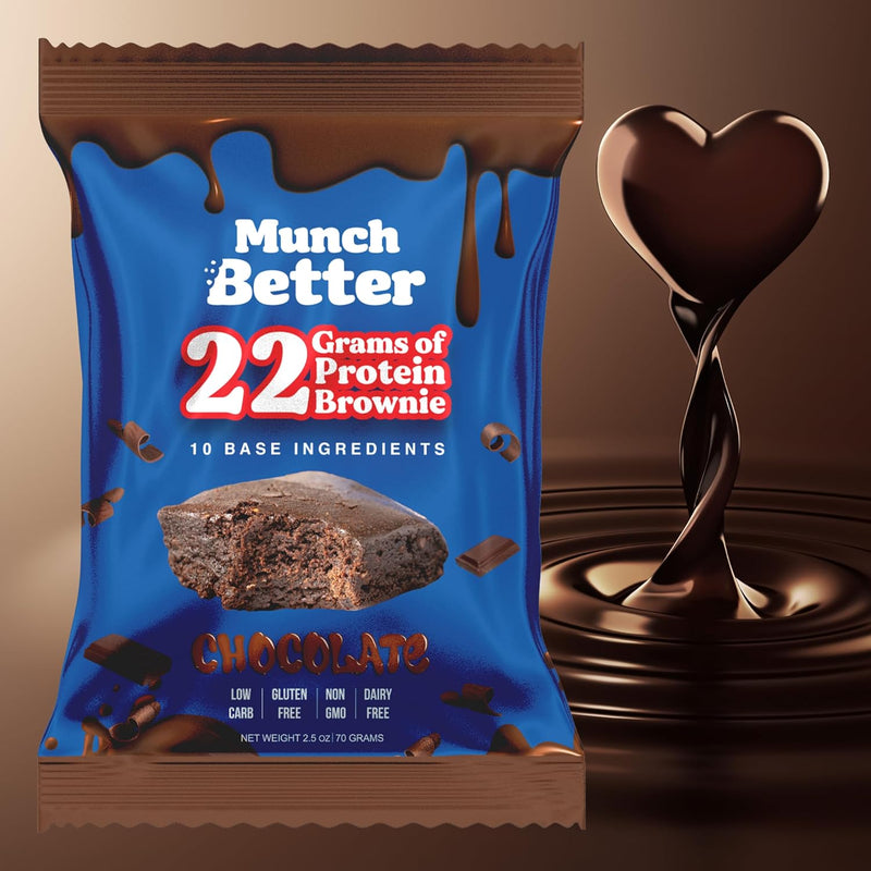 Munch Better Protein Brownies