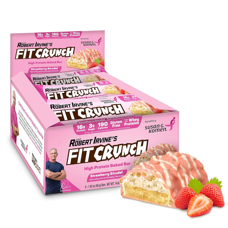 Robert Irvine's Fit Crunch Snack Size Whey Protein Baked Bar