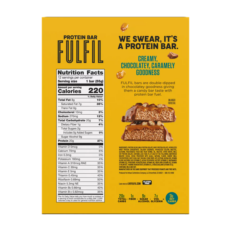 FULFIL Protein Bars, 1.94 oz