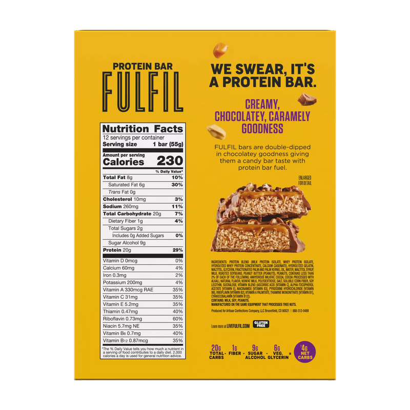 FULFIL Protein Bars, 1.94 oz