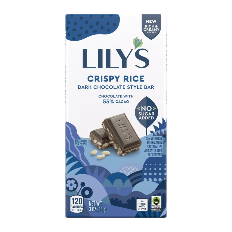 Lily's Sweets No Sugar Added 55% Dark Chocolate Bars