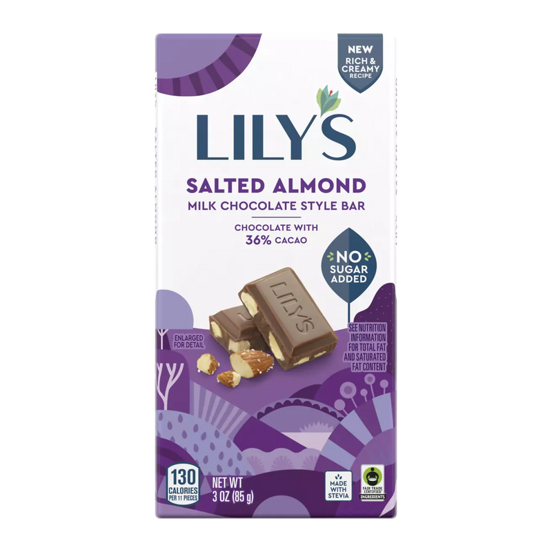 Lily's Sweets No Sugar Added 40% Milk Chocolate Style Bars