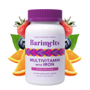 BariMelts Multivitamin with Iron - 60 Fast-Dissolving Tablets - Natural Fruit Flavor