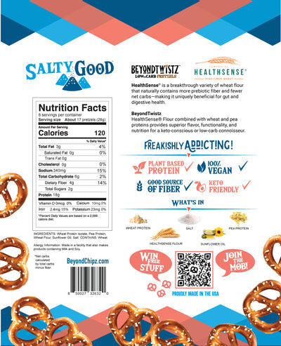 BeyondTwistz Low Carb Pretzels, 8 oz