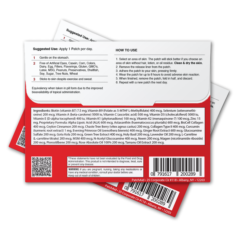 Mega Vitamin Patch Pack