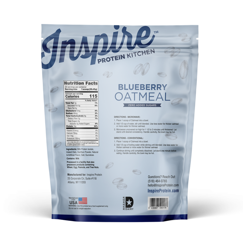 Inspire Protein Kitchen Oatmeal