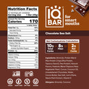 IQBar Vegan and Keto Protein Bars - Chocolate Sea Salt