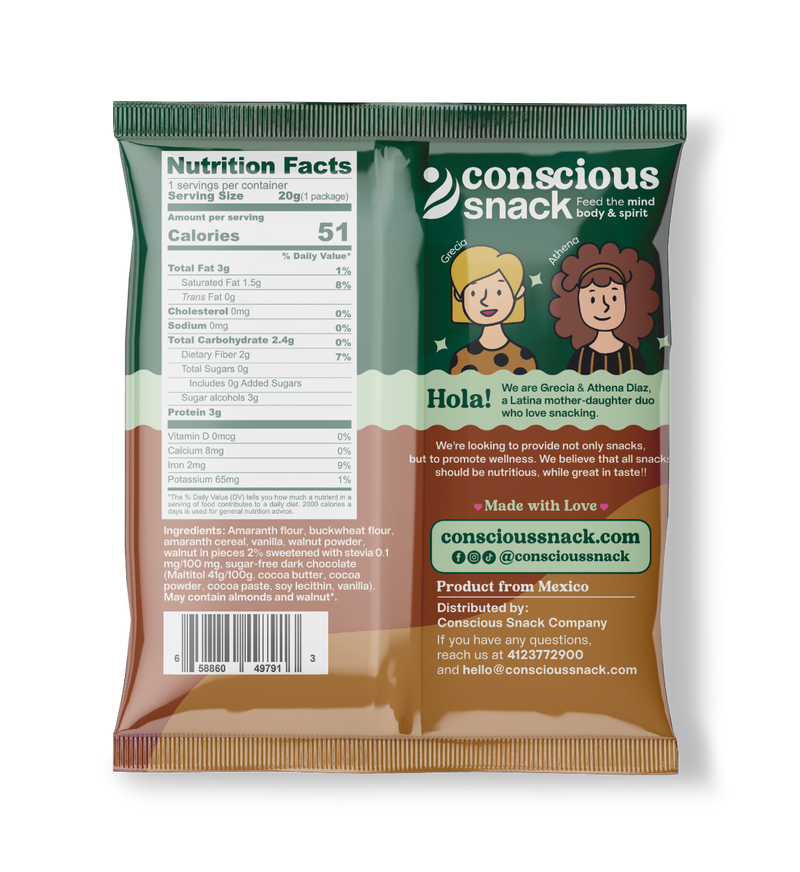 ConsciouSnack Obleas Amaranth Wafers by Snackever