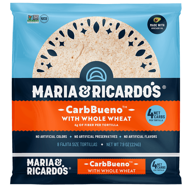 Maria and Ricardo's CarbBueno™ with Whole Wheat Tortillas