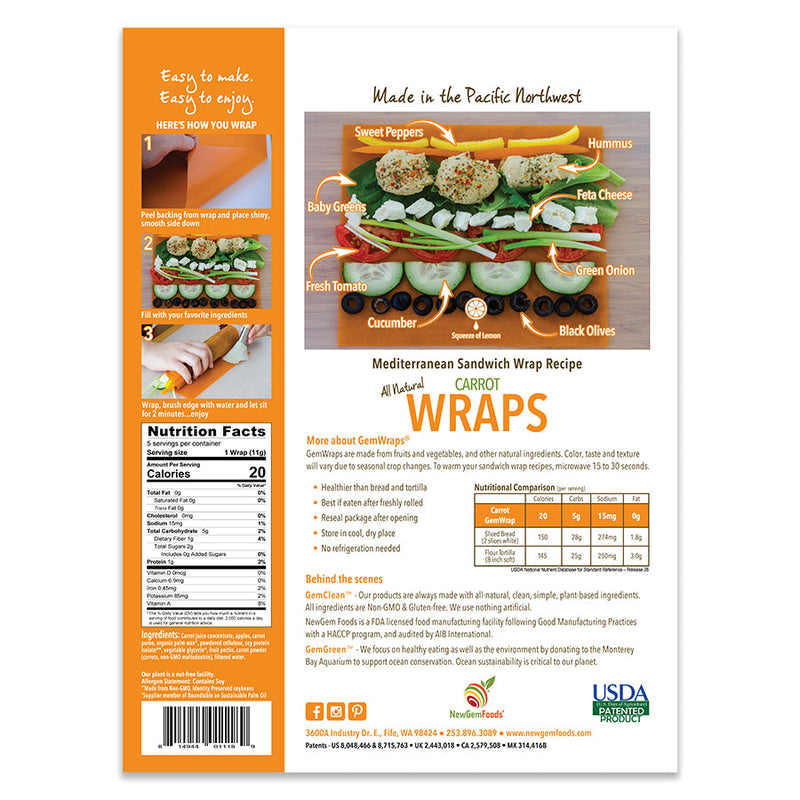 NewGem Foods GemWraps
