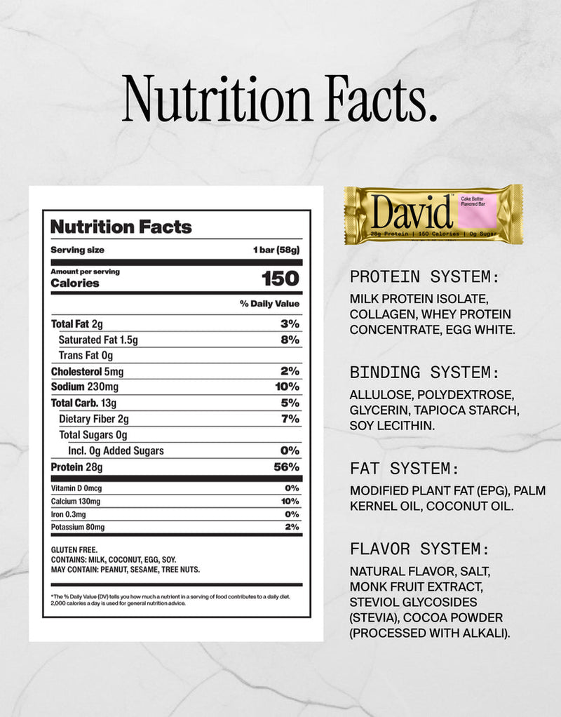 David Protein Bars