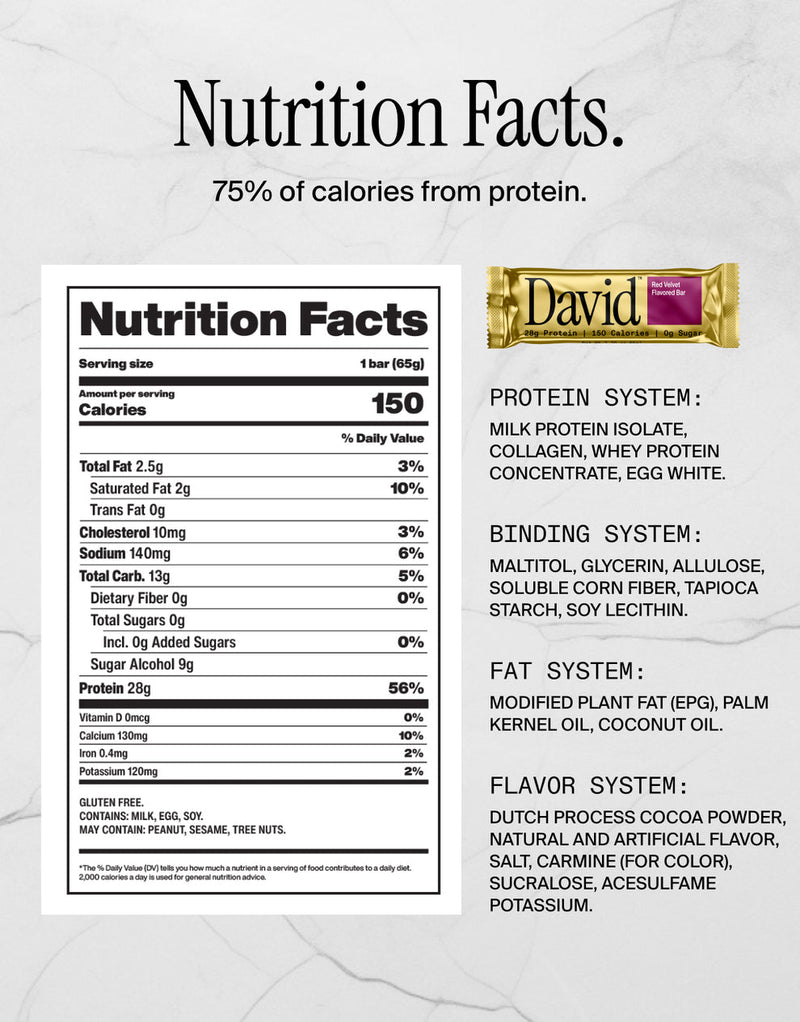 David Protein Bars