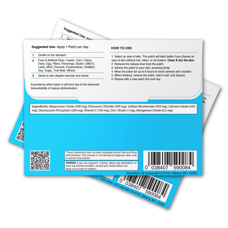 Electrolyte Hydration Patch by PatchAid