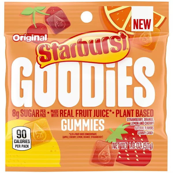 Starburst Goodies Gummies, 1.8 oz