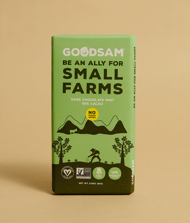 GoodSam 55% Cacao Dark Chocolate Bar - Sugar Free, 2.8 oz