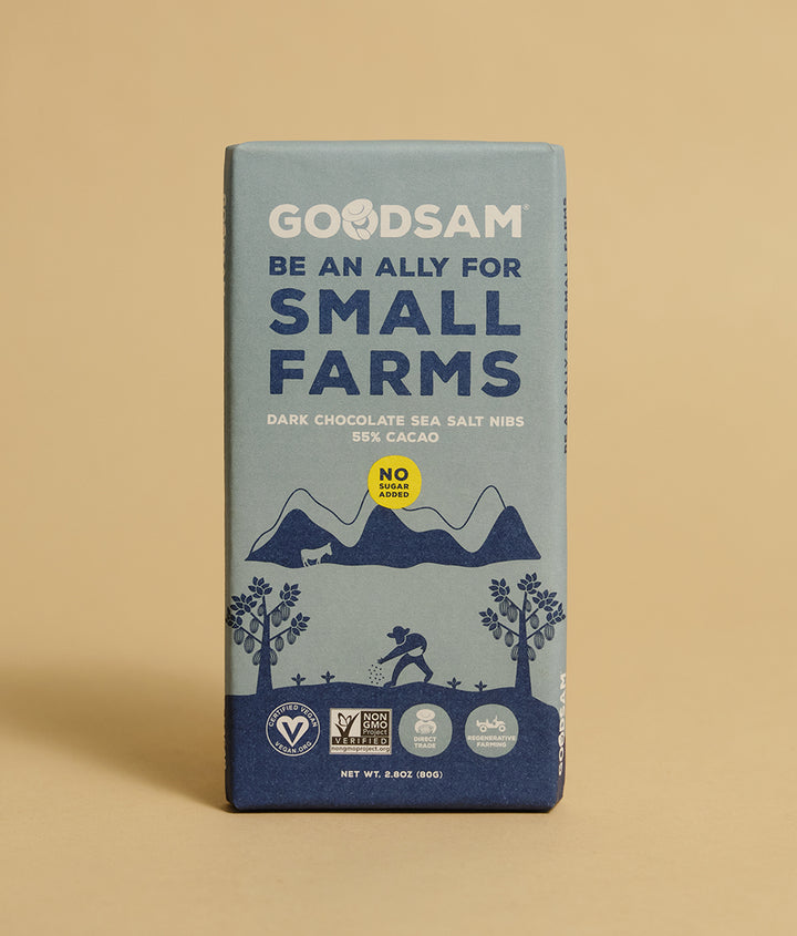 GoodSam 55% Cacao Dark Chocolate Bar - Sugar Free, 2.8 oz