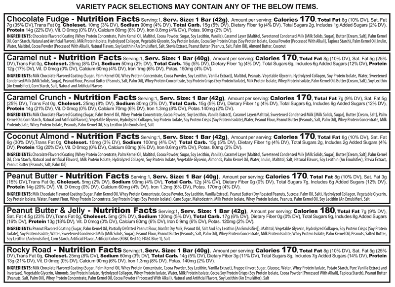 Inspire High Protein Bars - Variety Pack