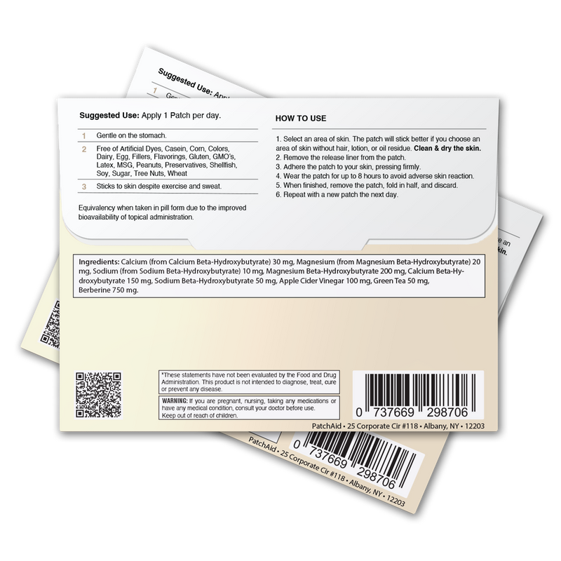 Keto BHB Plus Patch by PatchAid