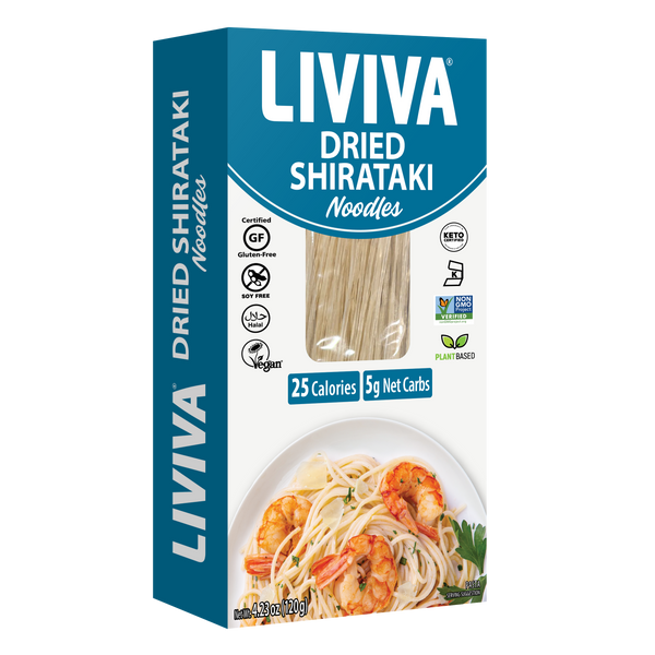 Liviva Dried Shirataki Noodles, One Box