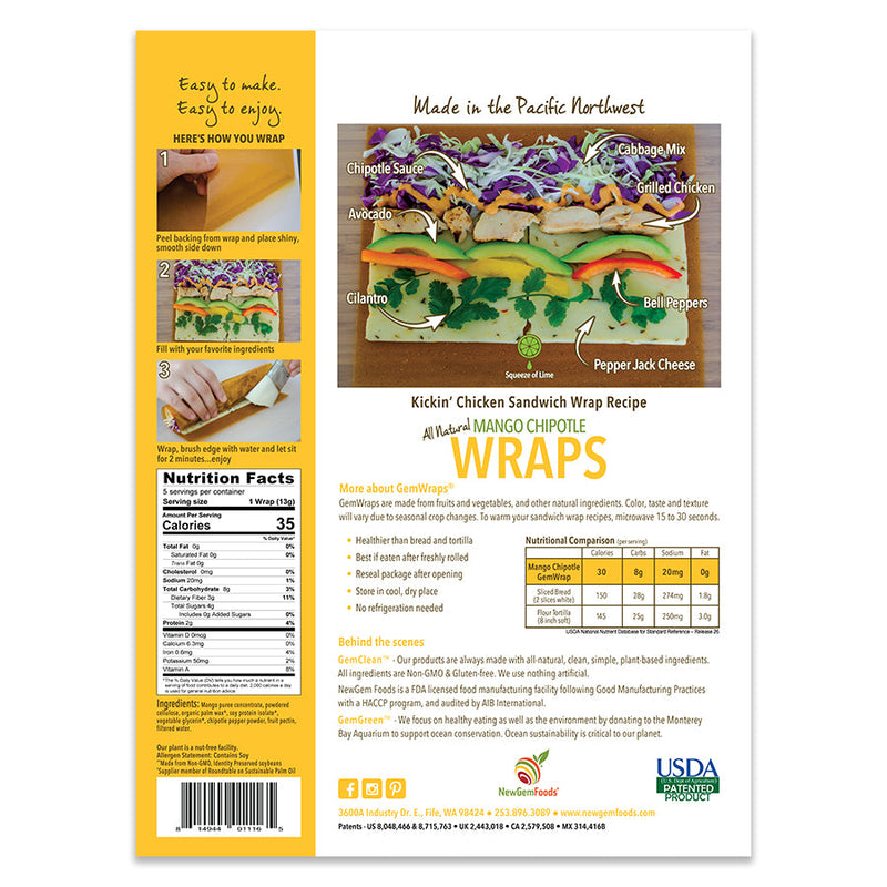 NewGem Foods GemWraps