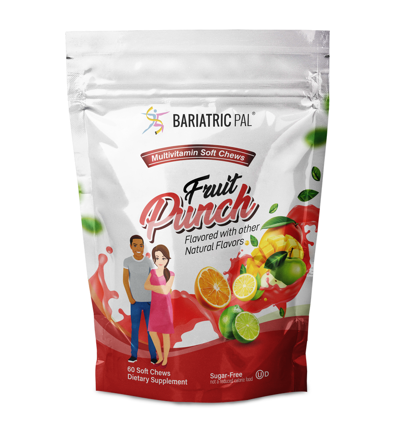BariatricPal Multivitamin Soft Chew – Fruit Punch Flavor